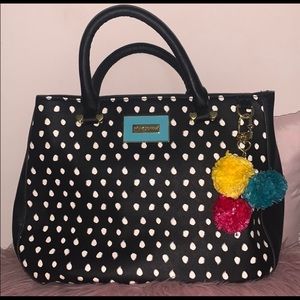 Betsey Johnson polka dot bag